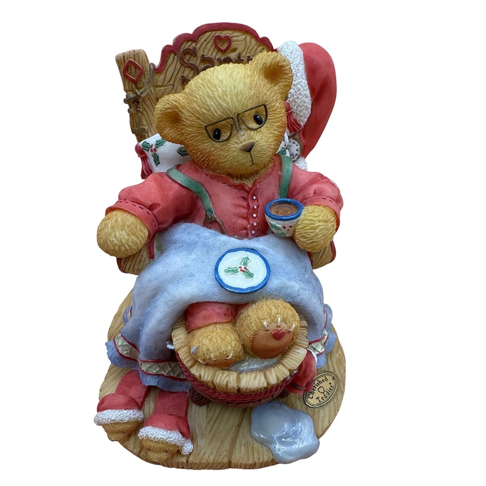 Cherished Teddies Santa "A Little Holiday R & R" Figurine 8I2/507 1998 No Box